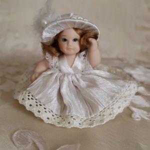 Mini Porcelain Doll from Paris